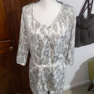 Animal print dress